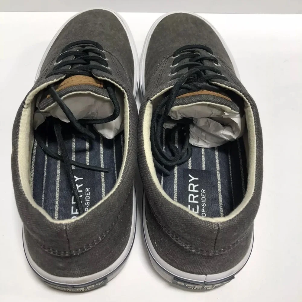 Sperry Men’s Striper II Cvo Boat Shoes Black, Size 8.5 M